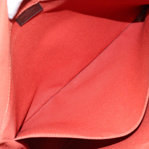 LOUIS VUITTON Damier Ebene Bastille Shoulder Bag N45258 LV Auth BA6532