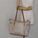 LOUIS VUITTON Damier Azur Totally MM Tote Bag N51262 LV Auth BA6533-23