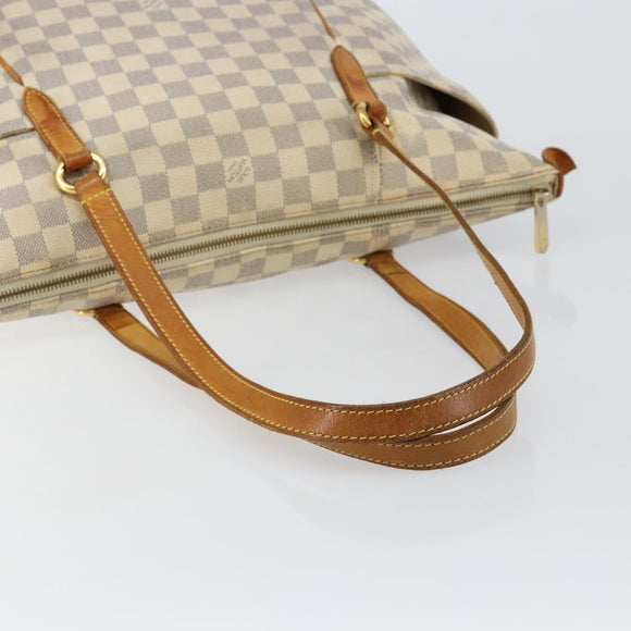 LOUIS VUITTON Damier Azur Totally MM Tote Bag N51262 LV Auth BA6533