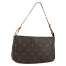 LOUIS VUITTON Monogram Pochette Accessoires Pouch M51980 LV Auth BA6538-1