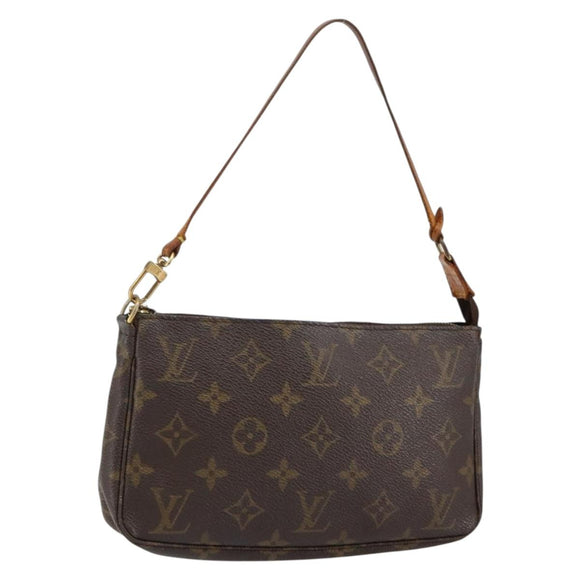LOUIS VUITTON Monogram Pochette Accessoires Pouch M51980 LV Auth BA6538