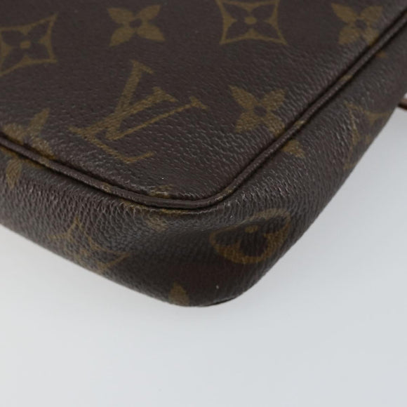 LOUIS VUITTON Monogram Pochette Accessoires Pouch M51980 LV Auth BA6538