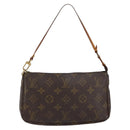 LOUIS VUITTON Monogram Pochette Accessoires Pouch M51980 LV Auth BA6538-13