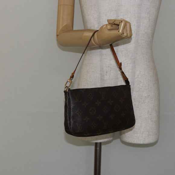 LOUIS VUITTON Monogram Pochette Accessoires Pouch M51980 LV Auth BA6538
