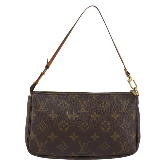 LOUIS VUITTON Monogram Pochette Accessoires Pouch M51980 LV Auth BA6538