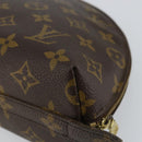 LOUIS VUITTON Monogram Trousse Demi Ronde Cosmetic Pouch M47520 LV Auth BA6539-15