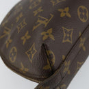 LOUIS VUITTON Monogram Trousse Demi Ronde Cosmetic Pouch M47520 LV Auth BA6539-16