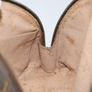 LOUIS VUITTON Monogram Trousse Demi Ronde Cosmetic Pouch M47520 LV Auth BA6539-17