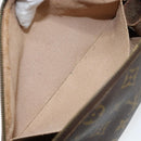 LOUIS VUITTON Monogram Trousse Demi Ronde Cosmetic Pouch M47520 LV Auth BA6539-11