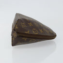 LOUIS VUITTON Monogram Trousse Demi Ronde Cosmetic Pouch M47520 LV Auth BA6539-3