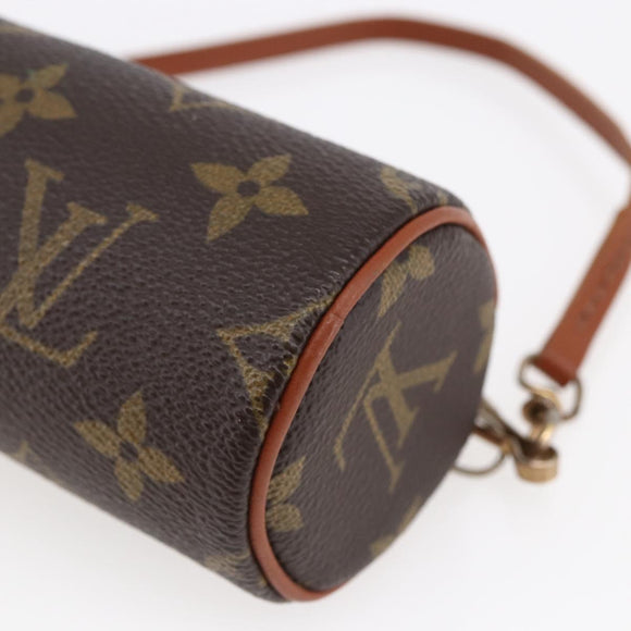 LOUIS VUITTON Monogram Papillon Pouch LV Auth BA6540