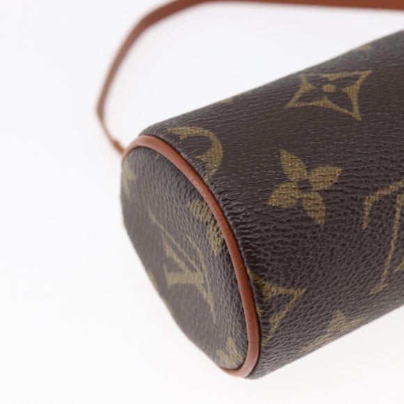 LOUIS VUITTON Monogram Papillon Pouch LV Auth BA6540
