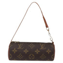 LOUIS VUITTON Monogram Papillon Pouch LV Auth BA6540-13