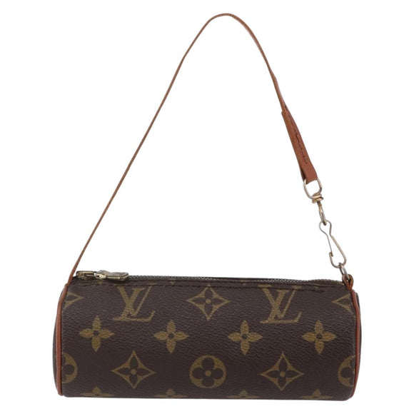 LOUIS VUITTON Monogram Papillon Pouch LV Auth BA6540