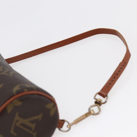 LOUIS VUITTON Monogram Papillon Pouch LV Auth BA6540