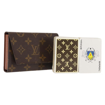 LOUIS VUITTON Monogram Playing Cards LV Auth BA6541