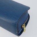LOUIS VUITTON Epi Dauphine PM Pouch Blue M48445 LV Auth BA6544-15
