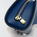 LOUIS VUITTON Epi Dauphine PM Pouch Blue M48445 LV Auth BA6544-8