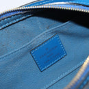 LOUIS VUITTON Epi Dauphine PM Pouch Blue M48445 LV Auth BA6544-9