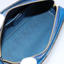 LOUIS VUITTON Epi Dauphine PM Pouch Blue M48445 LV Auth BA6544-10