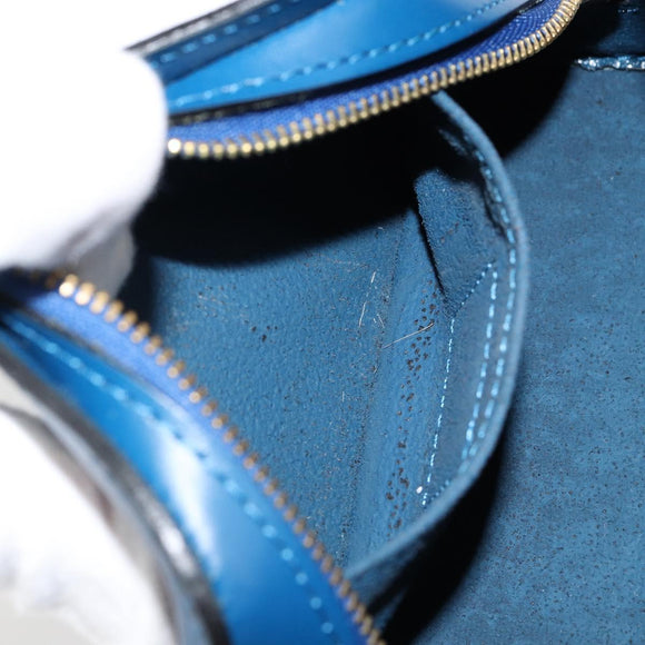 LOUIS VUITTON Epi Dauphine PM Pouch Blue M48445 LV Auth BA6544