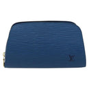 LOUIS VUITTON Epi Dauphine PM Pouch Blue M48445 LV Auth BA6544-13