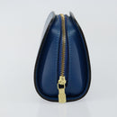 LOUIS VUITTON Epi Dauphine PM Pouch Blue M48445 LV Auth BA6544-4