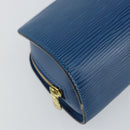 LOUIS VUITTON Epi Dauphine PM Pouch Blue M48445 LV Auth BA6544-14