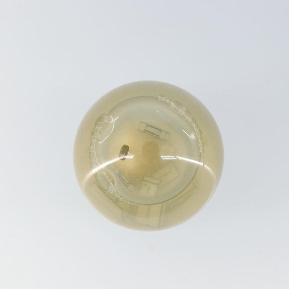 CHANEL Snow Globe Glass Clear CC Auth BA6546