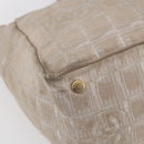 CHANEL New Travel Line Tote Bag Nylon Pink Silver CC Auth BA6548-16