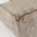 CHANEL New Travel Line Tote Bag Nylon Pink Silver CC Auth BA6548-8