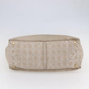 CHANEL New Travel Line Tote Bag Nylon Pink Silver CC Auth BA6548-5