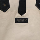 CHANEL Central Station Tote Bag PVC Canvas Black Silver CC Auth BA6549-17