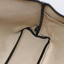 CHANEL Central Station Tote Bag PVC Canvas Black Silver CC Auth BA6549-18