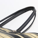 CHANEL Central Station Tote Bag PVC Canvas Black Silver CC Auth BA6549-8
