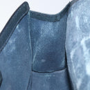 GUCCI GG Supreme Sherry Line Clutch Bag PVC Navy Gold 89 01 006 Auth BA6557-10