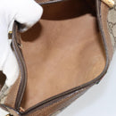 GUCCI GG Supreme Web Sherry Line Bag PVC Beige Gold 89 02 018 Auth BA6558-11