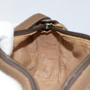 GUCCI GG Supreme Web Sherry Line Bag PVC Beige Gold 89 02 018 Auth BA6558-19