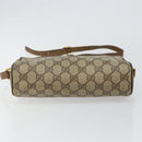 GUCCI GG Supreme Web Sherry Line Bag PVC Beige Gold 89 02 018 Auth BA6558-5