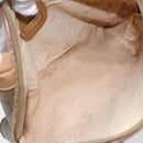 GUCCI Micro GG Supreme Shoulder Bag PVC Brown Gold 007 104 4916 Auth BA6559-10