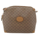 GUCCI Micro GG Supreme Shoulder Bag PVC Brown Gold 007 104 4916 Auth BA6559-13