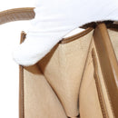 GUCCI Shoulder Bag Leather Brown Gold Auth BA6561-22