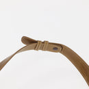 GUCCI Shoulder Bag Leather Brown Gold Auth BA6561-8