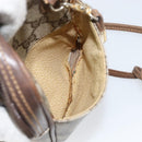 GUCCI GG Supreme Shoulder Bag PVC Beige Gold Auth BA6562-20