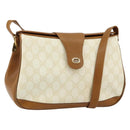 GUCCI GG Supreme Shoulder Bag PVC Beige Gold 116 02 076 Auth BA6563-1