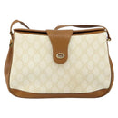 GUCCI GG Supreme Shoulder Bag PVC Beige Gold 116 02 076 Auth BA6563-2