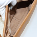 GUCCI GG Supreme Shoulder Bag PVC Beige Gold 116 02 076 Auth BA6563-20