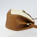 GUCCI GG Supreme Shoulder Bag PVC Beige Gold 116 02 076 Auth BA6563-4