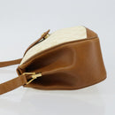 GUCCI GG Supreme Shoulder Bag PVC Beige Gold 116 02 076 Auth BA6563-5