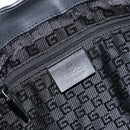 GUCCI Jackie Shoulder Bag Suede Leather Black Silver 001 4052 1669 Auth BA6564-15